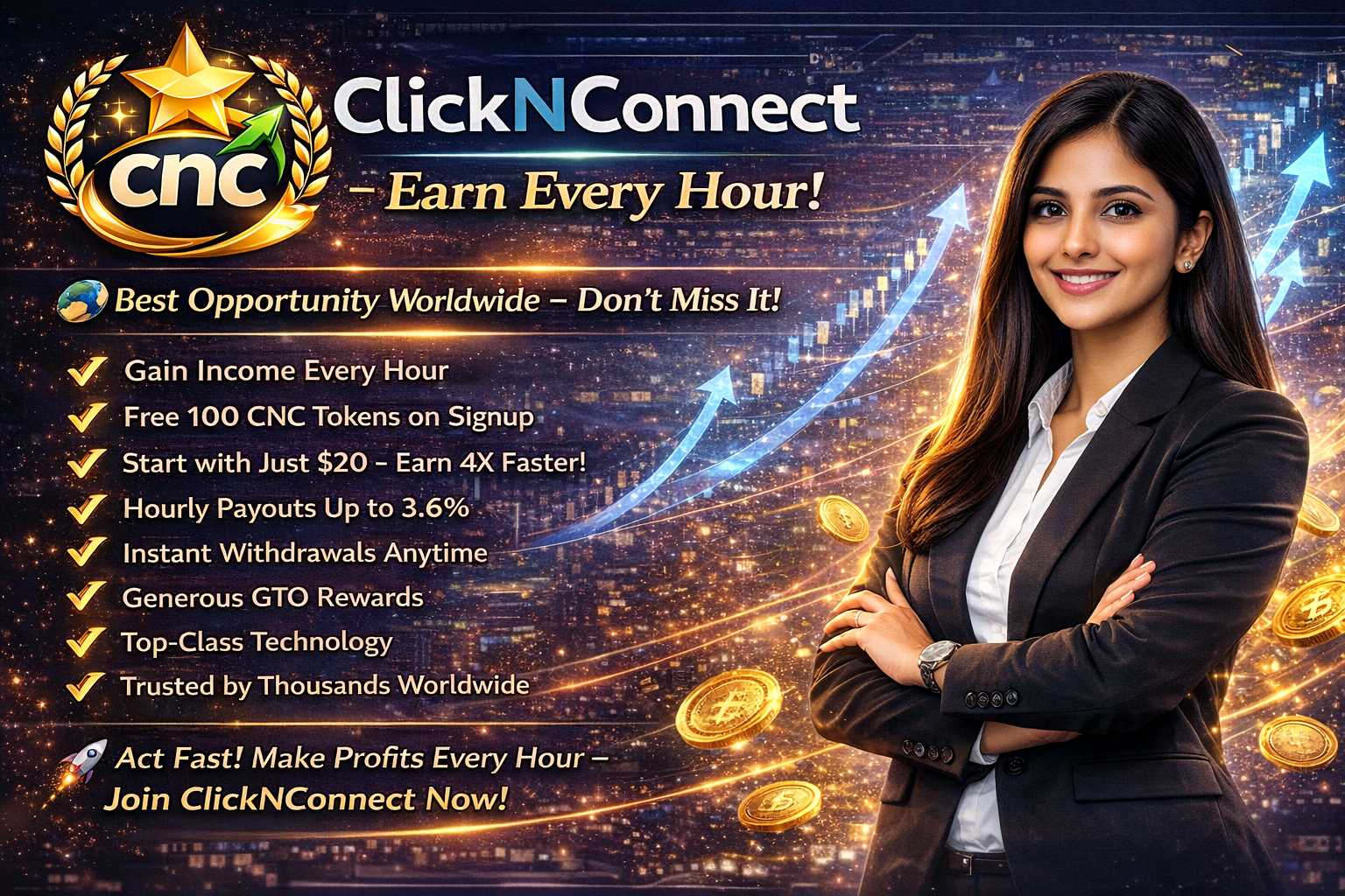 Clicknconnect Earn Every Hour Income Clicknconnect Earn Every Hour Income