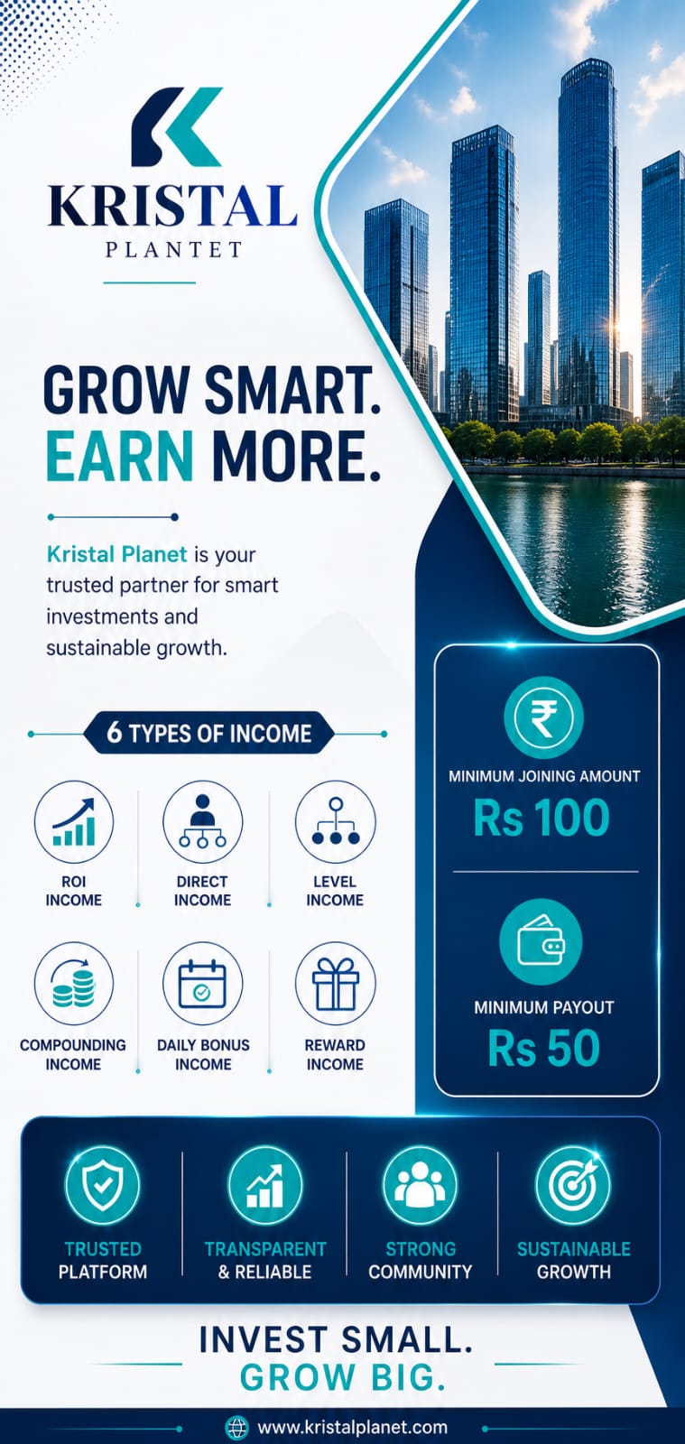 New Mlm Plan Launched Joining Only Rs 100 & Multiples ,DAILY ROI 1% ,DAILY WITHDRAWL ,FULL SUPPORT ! New Mlm Plan Launched Joining Only Rs 100 & Multiples ,DAILY ROI 1% ,DAILY WITHDRAWL ,FULL SUPPORT !