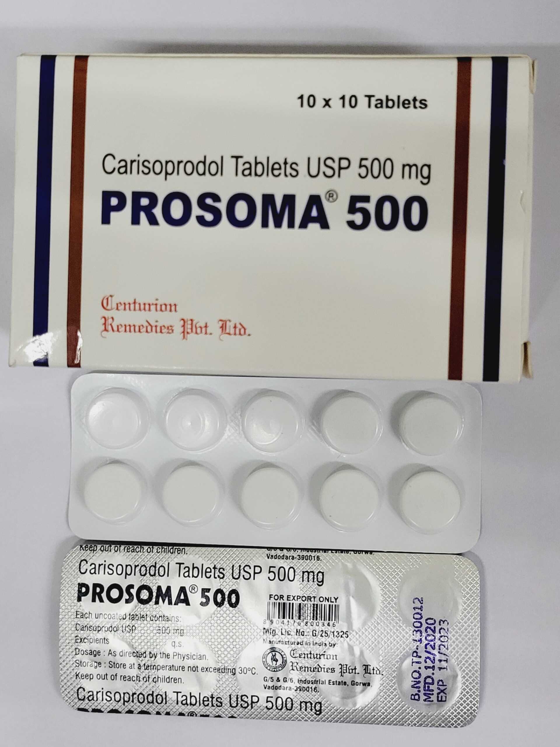 Buy Soma Online (Carisoprodal) Without Prescription