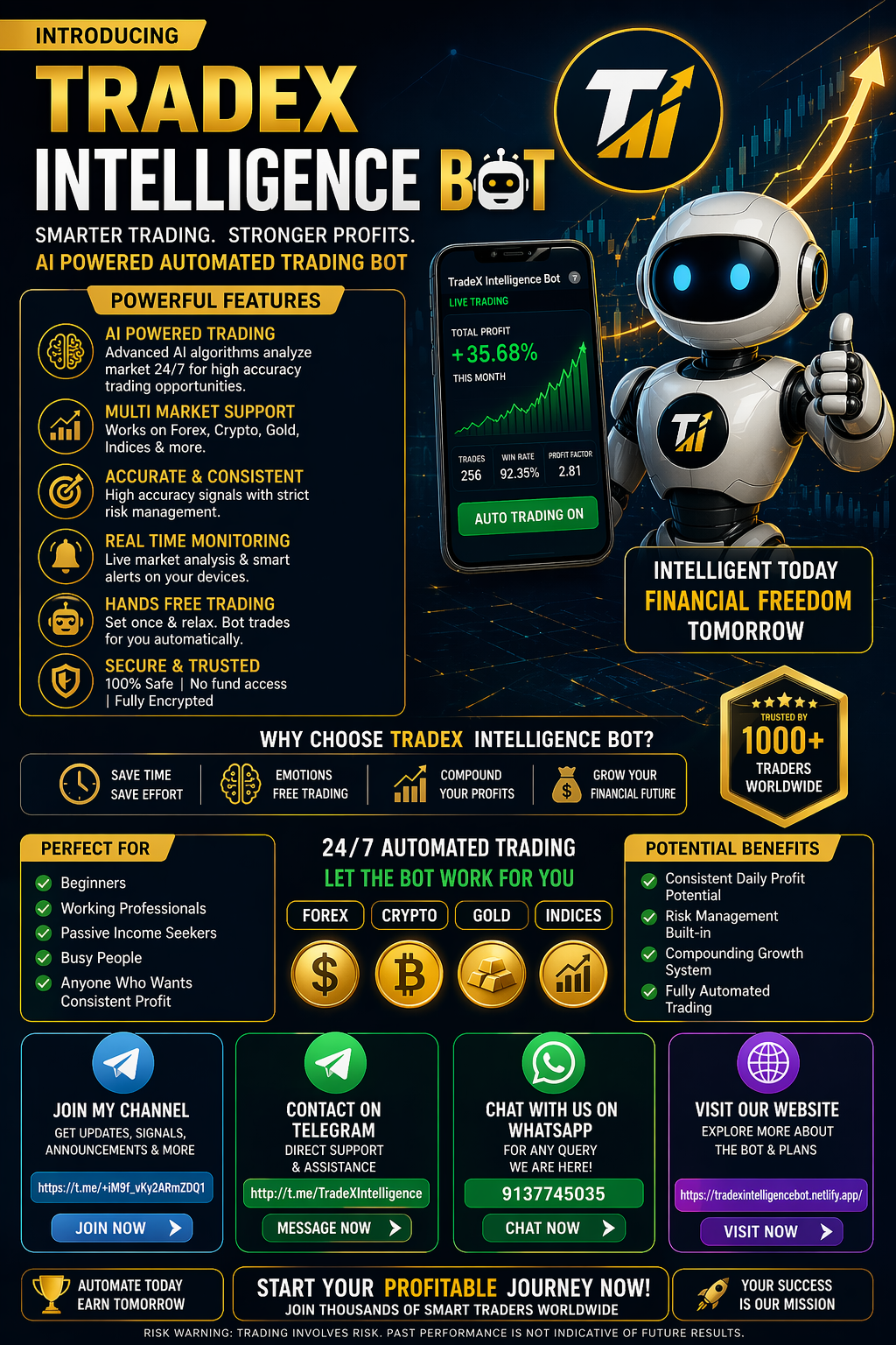 TradeX Intelligence Auto Trading BOT TradeX Intelligence Auto Trading BOT
