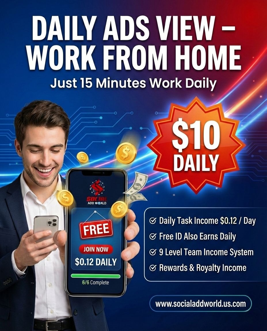 Social Add World Free Erning Pletform Social Add World Free Erning Pletform